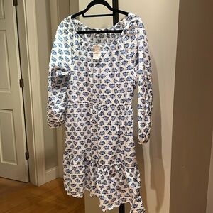 Blue and white Jcrew Factory Dress Never Worn